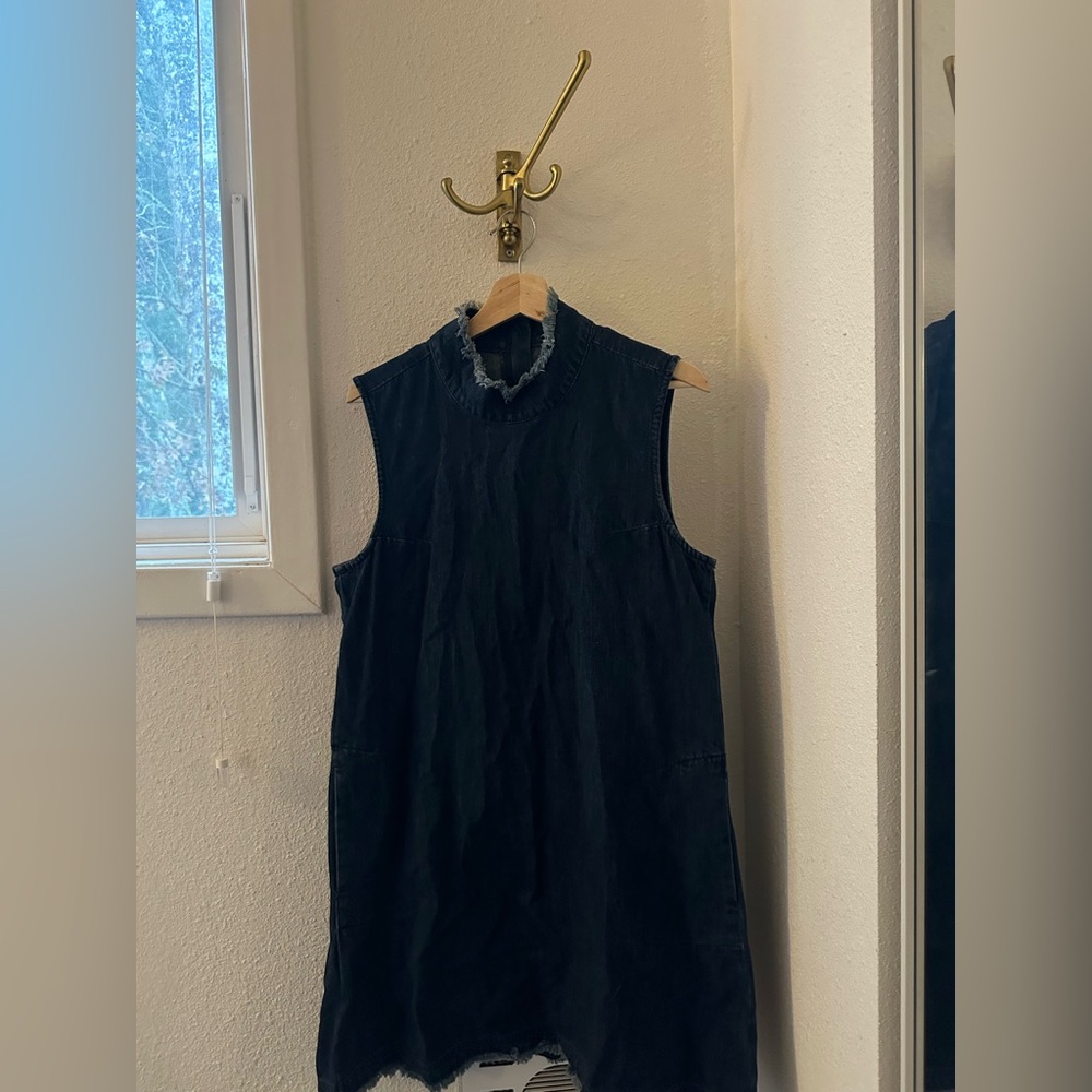 Sleeveless Denim Dress
